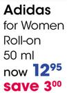 Adidas For Women Roll-On-50Ml Each