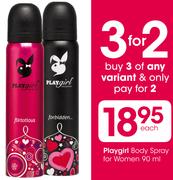 Playgirl Body Spray For Women-90Ml Each