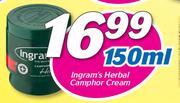 Ingram's Herbal Camphor Cream-150ml
