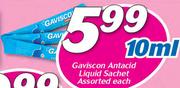Gaviscon Antacid Liquid Sachet Assorted-10ml Each