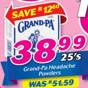 Grand-Pa Headache Powders-25's