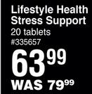 Lifestyle Health Stress Support 20 Tablets