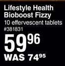 Lifestyle Health Bioboost Fizzy 10 Effervescent Tablets