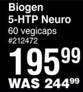 Biogen 5-HTP Neuro 60 Vegicaps