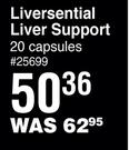 Liversential Liver Support 20 Capsules