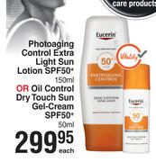 Eucerin Photoaging Control Extra Light Sun Lotion SPF50+-150ml Each