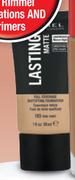 Rimmel Lasting Matte Full Coverage Mattifying Foundation Assorted Shades