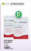 Skin Strategy Anti Ageing Face Mask 5 Piece-Per Pack