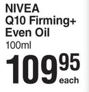 Nivea Q10 Firming+ Even Oil-100ml Each