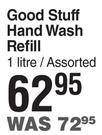 Good Stuff Hand Wash Refill Assorted-1L