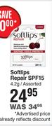 Softlips Repair SPF15 Assorted-4.2g