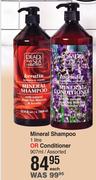 Dead Sea Collection Mineral Shhampoo 1L Or Conditioner 907ml Assorted-Each