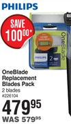 Philips One Blade Replacement Blades Pack 2 Blades