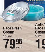 Nivea Men Face Fresh Cream-150ml Each