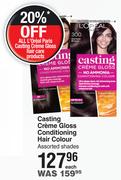 L'Oreal Casting Creme Gloss Conditioning Hair Colour Assorted Shades-Each