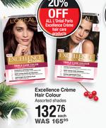 L'Oreal Excellence Creme Hair Colour Assorted Shades-Each