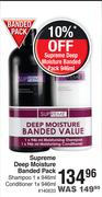 Supreme Deep Moisture Banded Pack Shampoo 1 x 946ml, Conditioner 1 x 946ml