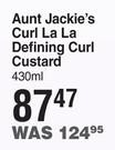Aunt Jackie's Curl La La Defining Curl Custard-430ml