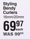 Styling Bendy Curlers 16mm/20mm-Each