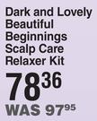 Dark & Lovely Beautiful Beginnings Scalp Care Relaxer Kit