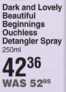 Dark & Lovely Beautiful Beginnings Ouchless Detangler Spray-250ml