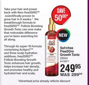 SofnFree Free 2 Gro Growth Tonic-250ml