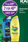 Radox Bodywash Assorted-For 2 x 250ml