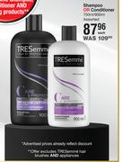 TRESemme Shampoo Or Conditioner 750ml/90ml Assorted-Each