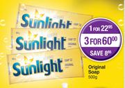 Sunlight Original Soap-For 3 x 500g