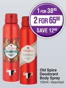 Old Spice Deodorant Body Spray Assorted-For 2 x 150ml 