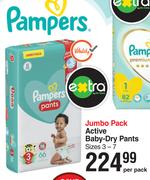 Pampers Active Baby Dry Pants Jumbo Pack-Per Pack