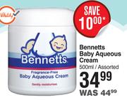 Bennetts Baby Aqueous Cream Assorted-500ml
