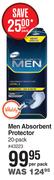 Tena Men Absorbent Protector (20-Pack)-Per Pack