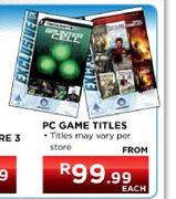 PC Games Titles