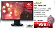 Acer LED Monitor-20"