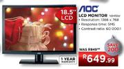 AOC LCD Monitor-18.5"