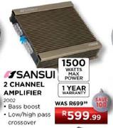 Sansui 2 Channel Amplifier-1500W