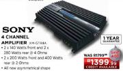 Sony 4 Channel Amplifier XM-GTR4A
