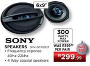 Sony Speakers SPK-GTF 6937