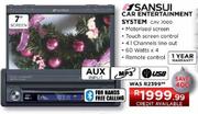 Sansui Car Entertainment System CAV7000