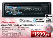Pioneer USB/CD/MP3 Player with Bluetooth (DEH-7350)