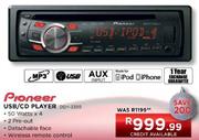Pioneer USB/CD Player (DEH-3350)