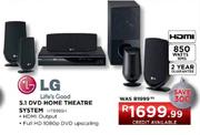 LG 5.1 DVD Home Theatre System (HT806SH)