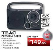 Teac Portable Radio (PR300 BLACK)
