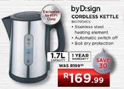 byD:sign Cordless Kettle (BK1700KCS)