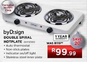 byD:sign Double Spiral Hotplate (BHP2000)