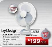byD:sign Desk Fan (BDDF40)