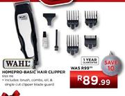 Wahl Homepro-Basic Hair Clipper (9155-1116)