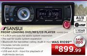 Sansui Front Loading DVD/MP3/CD Player MA022 DVD