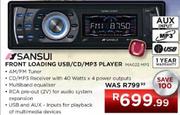 Sansui Front Loading USB/CD/MP3 Player MA022 MP3
